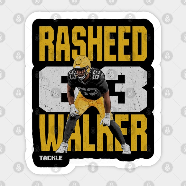 Rasheed Walker Green Bay Bold Sticker by ganisfarhan